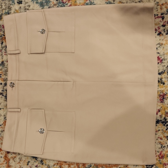 Tommy Hilfiger Dresses & Skirts - Tommy Hilfiger Khacki Skirt with Button Detail